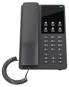 Telefone IP Grandstream GHP621 PoE Preto