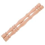 STOBAZA 2 Pezzi Pilastri in Massello Colonne Classiche per Decorazioni Casa e Progetti Te Colonne per Corridoio e Mobili Superficie Levigata e Rifinita