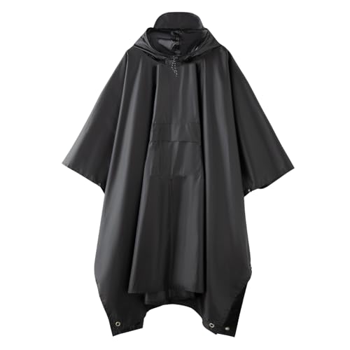 Image of Multi functional cape hooded raincoat suitable for outdoor camping and hiking, suitable for both men and women
