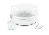 Primo Passi - Baby Bottle Sterilizer | Microwave Steam Sterilizer for Baby Bottles, Pacifiers, Cups, Nipples, Teethers