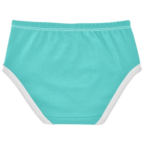 Joisal Girls Underwear Toddlers 2t Cotton Panties for Girl Bright Undies Kids Briefs Medium Turquoise Blue2