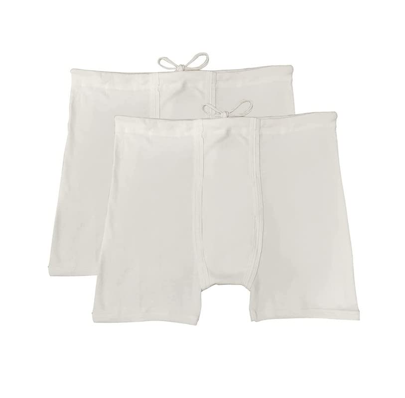 underloop MUSTT Men's White Interlock Cotton Underwear with Strings/Naddi Chaddi (Nada Underwear)-picture-17