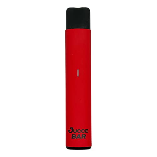Jucce Bar Red Vape Kit - Device Only, Rechargeable Matte Vape Device, 500mAh Built-in Battery, Charged & Ready to use - (Pods not Included/No Nicotine)
