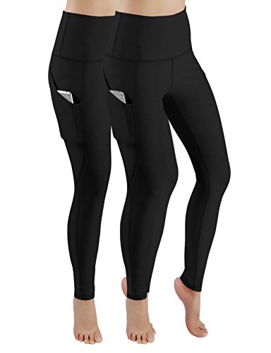 image for ODODOS Women's High Waist Yoga Pants with Pockets,Tummy Control,Workou