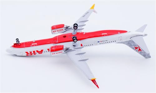 Modelos de aviones Air Malta B737-MAX8 réplica terminada para vitrinas 2