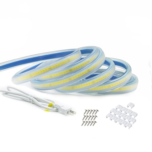 Tira de luces LED COB 2 m IP67 blanco cálido miniatura 2