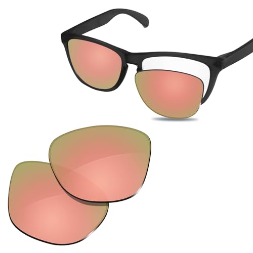 Image of 100% Precise-Fit Replacement Sunglass Lenses Compatible with Oakley Frogskins OO9013 55mm