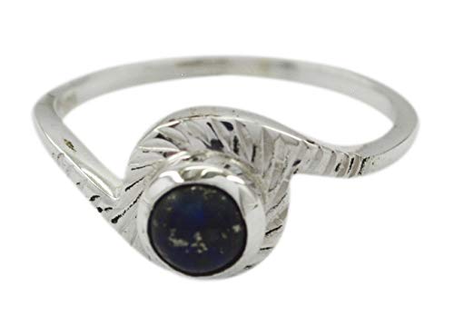 Bague en Lapis Lazuli d'exception monture haut de gamme en Argent 925