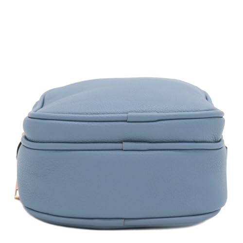 Image of FashionPuzzle Multi Pocket PU Leather Casual Medium Crossbody Bag with Adjustable Strap