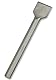 WERHE ® Profi HEX28 Spatmeißel 75 x 400 mm Sechskant-Aufnahme 28 mm für Abbruchhammer Flach Spat Meißel Meissel