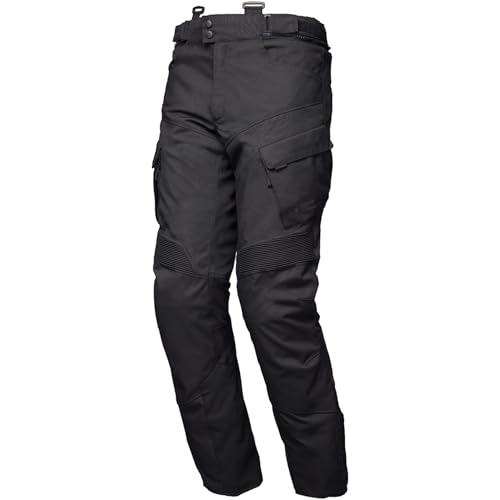Pantalon moto imperméable Modeka Lucano Noir fini les jambes trop longues en 2XL