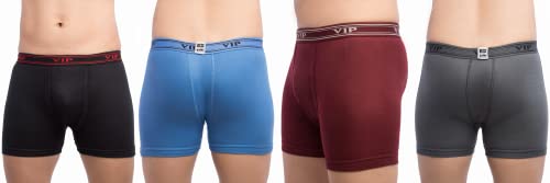 Image of VIP ULTIMAICD Color Men's 100% Cotton Interlock Fabric Trunk with Outer Elastic Waistband