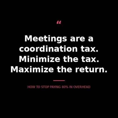 Meetings Are a Tax. cover art