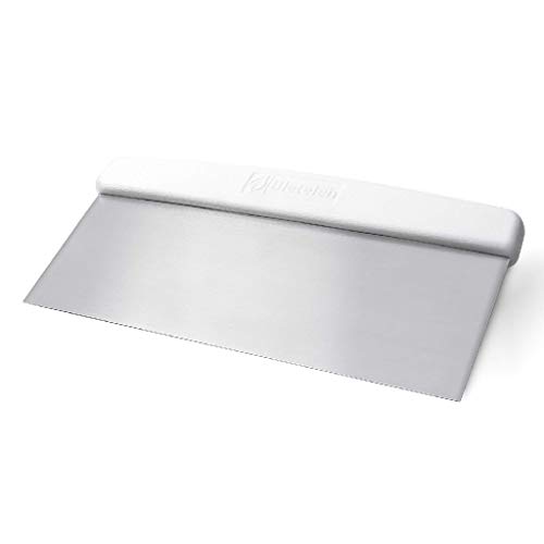 Bleteleh Extra Wide Bench/Dough Scraper, Stainless Steel Blade, Commercial Kitchen Tool with Safe