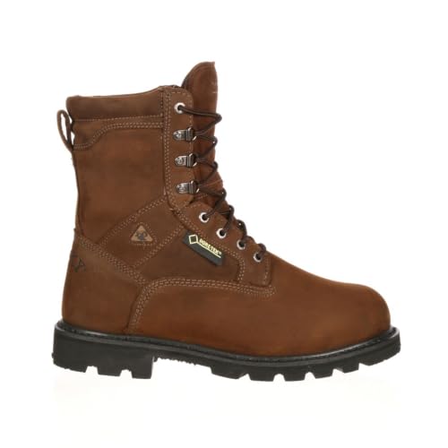 ROCKY Ranger Steel Toe GORE-TEX® Waterproof 600G Insulated Work Boot, Brown, Size 11(ME)