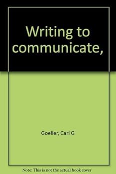 Hardcover Writing to communicate, Book