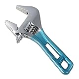 高儀(Takagi) GISUKE ショートワイドモンキー 六角レンチ モンキーレンチ スパナ 30mm 口開きワイドで手のひらサイズ ミニ 水道用 パイプ モーター 水栓 SWM-30