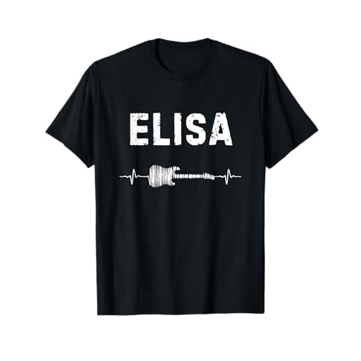 Elisa Guitarra Latido Del Corazón Música Guitarrista Camiseta