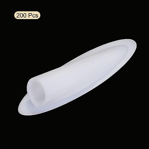 Image of MECCANIXITY 9mm Plastic Pocket Plugs, Wood Plugs Covers Slant Hole Caps for Pocket Hole Jig Working Tool Accessories, White Pack of 200