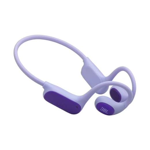 JBL Junior Free Kabellose Open-Ear-Kopfhörer für Kinder, leichtes und Robustes Design, bis zu 10 Std. Akkulaufzeit, Kindersicherung, JBL OpenSound and Safe Sound-Technologie, Lila