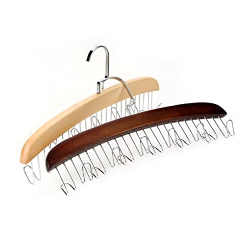 MAGICLULU Appendicravatte in Legno Con 12 Ganci Elegante Contenitore Per Cinture Sciarpe E Collane
