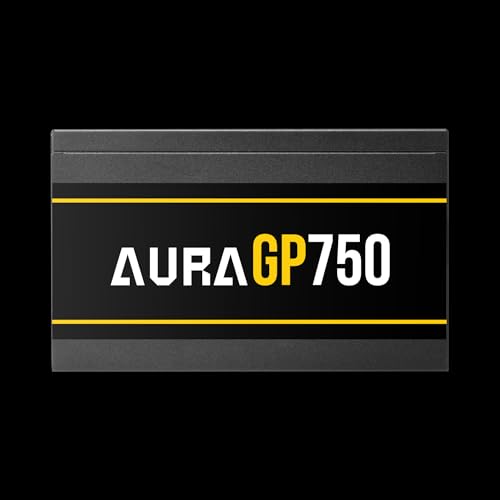 Image of GAMDAIS Aura GP750-750W EFFICIENT Power Supply | ATX12V v2.4,Non-Modular Power Supply | 120mm Hydraulic Bearing Fan | OVP /UVP /OPP /OCP /SCP Protection | Black Flat Cable.