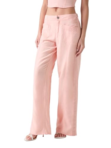 GUESS Linen-Blend Pants
