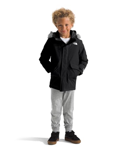 THE NORTH FACE Kids' Arctic Parka | Waterproof Winter Jacket With Waterfowl Down Insulation, Attached 3 Piece Hood3