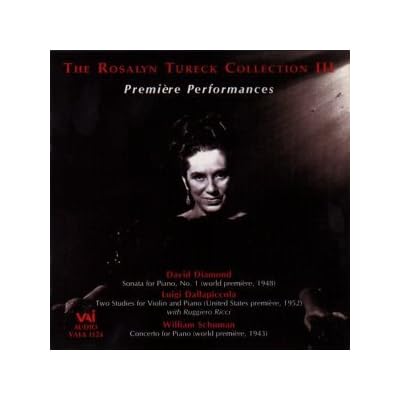Rosalyn Tureck - Premier Performances