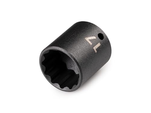 Image of TEKTON 1 /4 Inch Drive x 17 mm Shallow 12-Point Impact Socket | SID02317