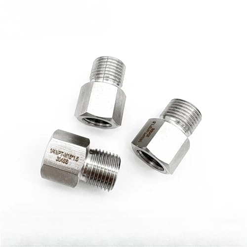 Raccord réducteur hexagonal adaptateur haute pression M16 mâle 1/4 BSPT femelle