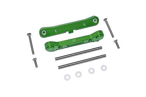 GPM Aluminum Tie Rod & 25T Servo Horn Set For Losi 1:10 Lasernut U4, Tenacity DB Pro RC Cars - 5pc Black