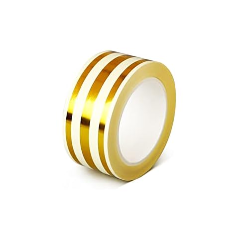 ZZLQIAN 5 Meters Gold Self-Adhesive Tile Stickers,Wall Tile Gap Sealing Tape, Floor Ceramic Tile Beauty Gap Tape,Waterproof, for Walls Floors Doors Windows wardrobes Furniture Cupboard Home Decor Cover