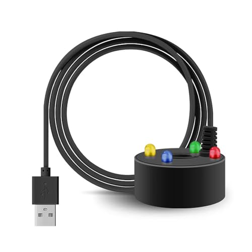 5V Ultrasonic Mist Maker Fogger, LED Light Fish Reptile Tank Mister Fogger Fountain Pond Air Humidifier Atomizer(USB)