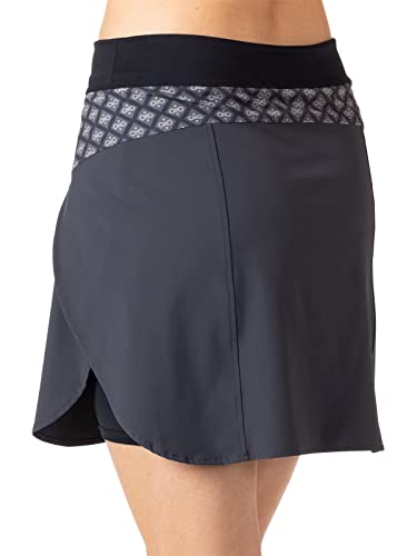 Terry Vista Skort, Women's Cycling Skirt with Attached Internal Padded Liner Short, 16.5 Inch Inseam3