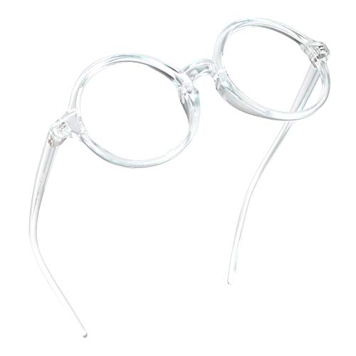 LifeArt Blue Light Blocking Glasses, Anti Eyestrain, Computer Reading Glasses, Gaming Glasses, TV Glasses for Women and Men, Anti Glare (Clear, +3.75 Magnification)