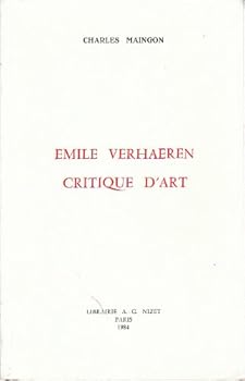 Emile Verhaeren Critique D'Art