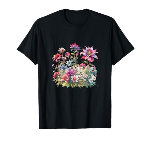 Estate fiori fiore natura giardino amante della natura donna adolescente Maglietta