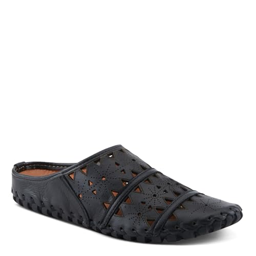 Image of Spring Step Fusalide Slip-On Shoes for Womens - Comfortable Slip-On Shoes with Rubber Outsole - Casual Leather Clogs for Women