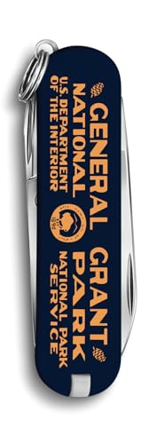 Image of Victorinox Classic SD Swiss Army Knife, General Grant National Park | 7-Function Swiss Mini Knife, Small Blade, Nail File, Screwdriver, Key Ring, Swiss Made, Compact EDC for Keys and Bags