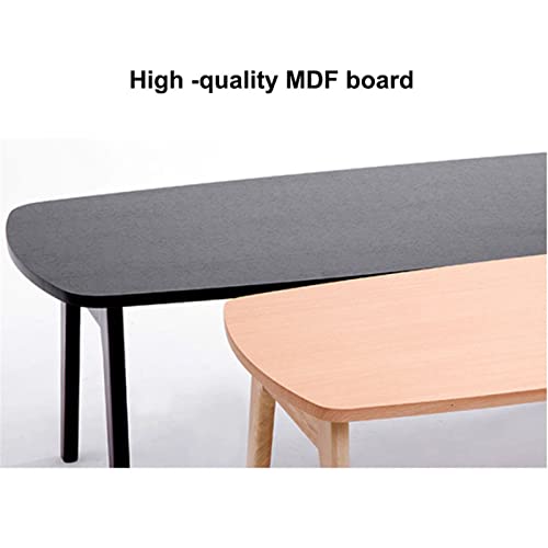 Table basse rectangulaire moderne en bois et placage pour salon - 3