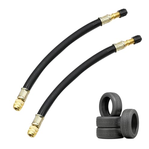 2 Stk Ventilverlängerung Autoventil Verlängerung Reifenventilverlängerung 210mm Flexible Tire Valve Extenders Reifenventil Verlängerung Adapter Gummi Reifen Ventilverlängerung für Auto Scooter Fahrrad