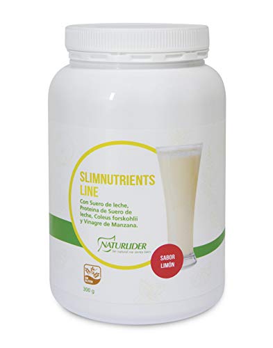 Naturlider - Slimnutrients Line - Lactosuero - Whey Protein 80% - Sabor Limón - 300 G