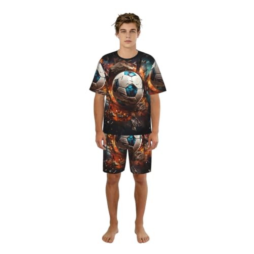 Pyjama soccer respirant Firecracker ensemble de nuit anti-chaleur