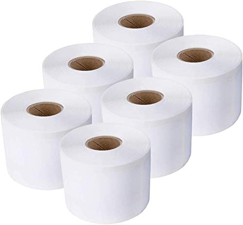 DigiOrange[6 Rolls, 780 Labels] Address, Shipping & Barcode Labels 30327 (9/16" x 3-7/16") - 1 UP Compatible for Dymo LabelWriter