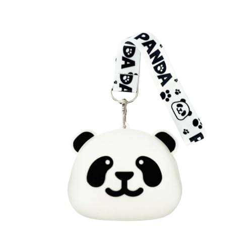 Silicone Mini Coin Purse, Cartoon Animal Coin Purse with Wrist Strap,Little Girl Cartoon Wallet, for Coins, Keys