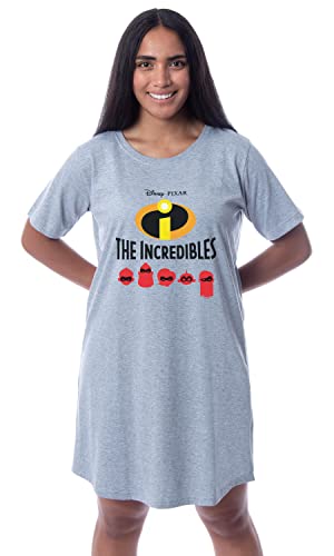 Nuisette Disney pyjama femme anti-transpiration gris taille S Incredibles