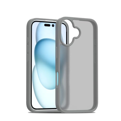 Mitetabo Funda para teléfono móvil iPhone 13 Mini [semitransparente mate], militar, antigolpes, protección contra caídas, resistente a los arañazos, carcasa rígida delgada para iPhone 13 Mini de 6,1
