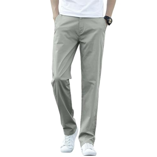 Pantalon d'été en coton homme grande taille ample fluide et élastique 40
