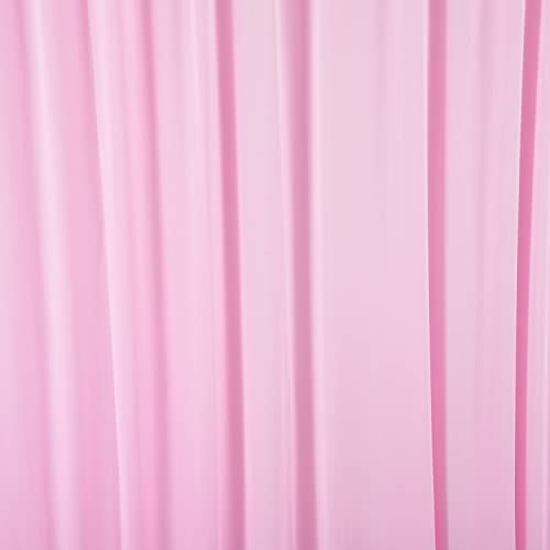 10 Ft X 10 Ft Wrinkle Free Pink Backdrop Curtain Panels, Polyester Photography Backdrop Drapes, Wedding Party Home Decoration Supplies #TOP2